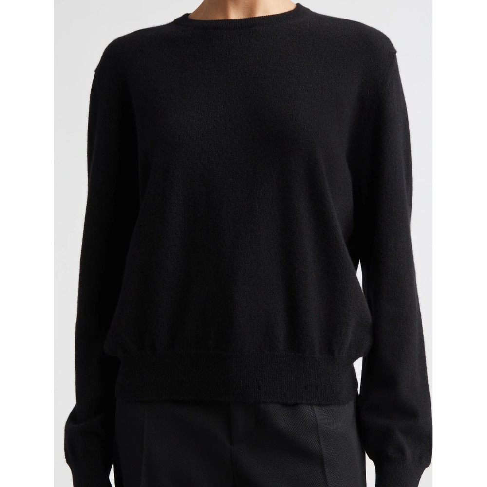Banana Republic size M 100% Cashmere Blend Sweater Black Women's a5.